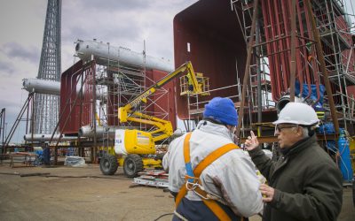 The Port of Cadiz Bay is positioned in special cargo operations and works