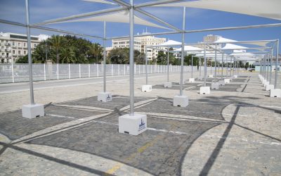 The Port Authority prepares the opening of the City Quay by expanding the shaded areas