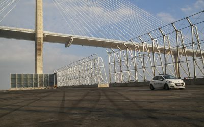 They start to put up the protection nets on the screens of La Cabezuela-Puerto Real