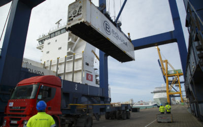 El Puerto mueve 2,2 millones de toneladas de mercancías hasta mayo, un 18% más que en 2021