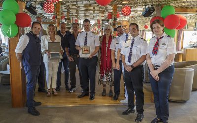 La Belle de Cadix celebra el 20 aniversario de su primera escala en el Puerto de Cádiz