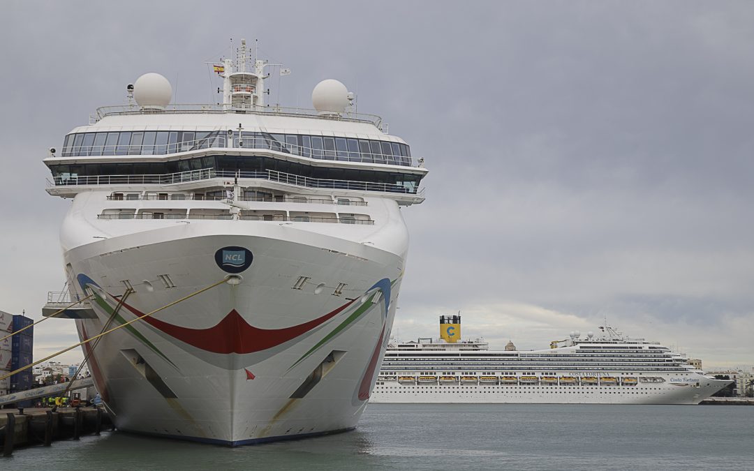 Octubre bate el récord mensual de este año de cruceristas con un total de 96.137